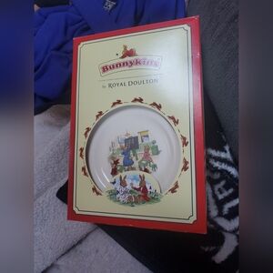 Royal Doulton Bunnykins Plate - Cream and Multicolor